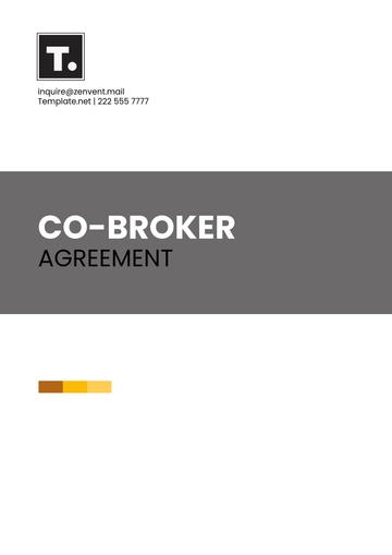Free Co Broker Agreement Layout Template to Edit Online Free Co Broker Agreement Layout Template to Edit Online