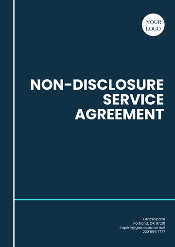 Free Non-Disclosure Service Agreement Template to Edit Online