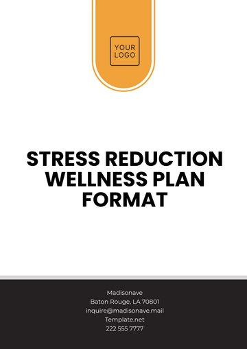 Free Stress Reduction Wellness Plan Format Template to Edit Online