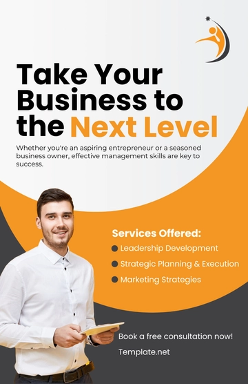 Free Coaching Poster Template to Edit Online