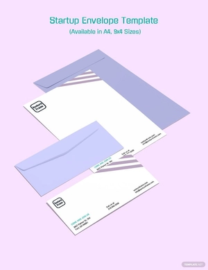Startup Envelope Template