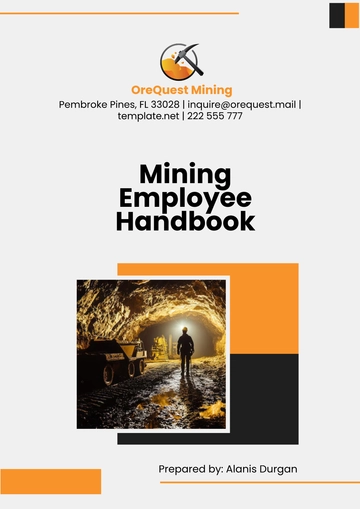 Free Mining Employee Handbook Template to Edit Online | Template.net