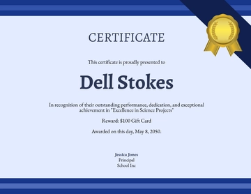 Free Generic Reward Certificate Background Template to Edit Online