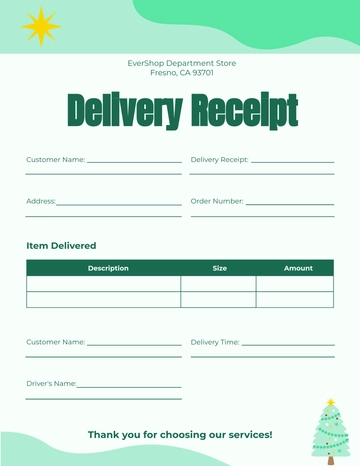 Free Christmas Tree Delivery Template to Edit Online
