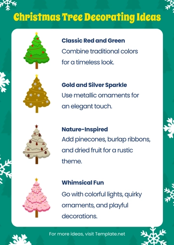 Free Christmas Tree Decorating Ideas Template to Edit Online