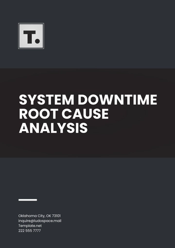 Free System Downtime Root Cause Analysis Template