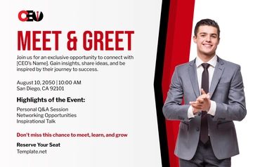 Free CEO Banner Template to Edit Online