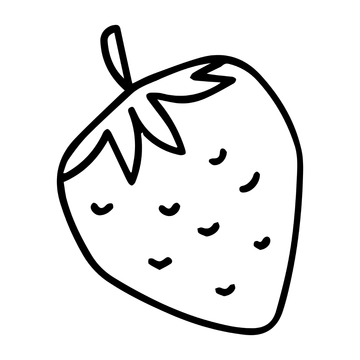 Free Simple Strawberry Clipart to Edit Online