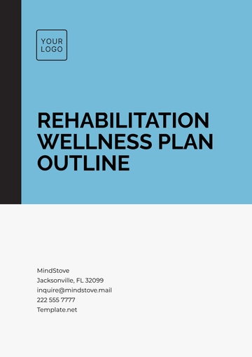Free Rehabilitation Wellness Plan Outline Template to Edit Online