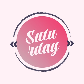 Free Saturday Lettering Template to Edit Online