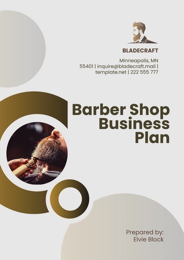Free Barber Shop Business Plan Template to Edit Online