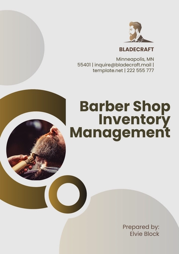 Free Barber Shop Inventory Management Template to Edit Online