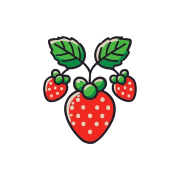 Free Strawberry Plant Clipart to Edit Online