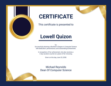 Free Reward Certificate for Graduation Template to Edit Online