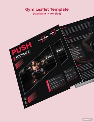 Gym Leaflet Template