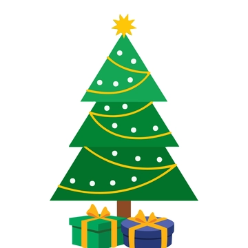 Free Simple Christmas Tree Clipart Template to Edit Online