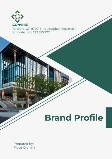 Free Brand Profile Template to Edit Online
