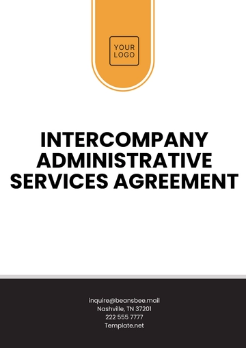 Free Intercompany Administrative Services Agreement Template to Edit Online