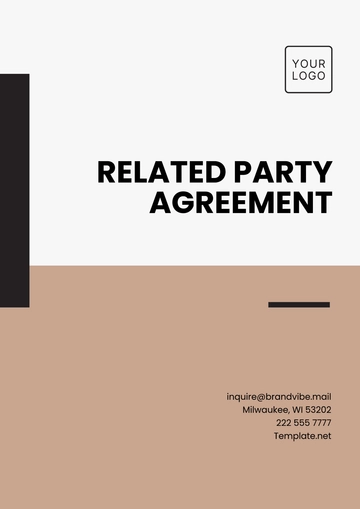 Free Related Party Agreement Template to Edit Online