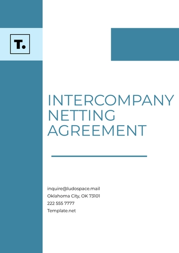 Free Intercompany Netting Agreement Template to Edit Online