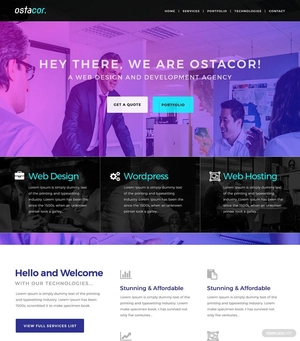 Web Design and Development HTML5/CSS3 Website Template