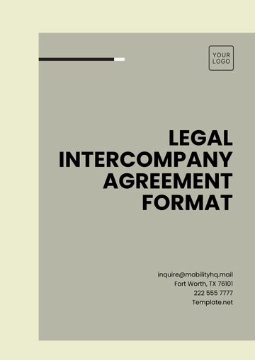 Free Legal Intercompany Agreement Format Templates to Edit Online