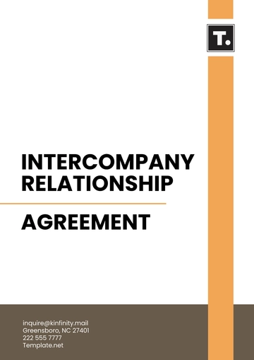 Free Intercompany Relationship Agreement Template to Edit Online
