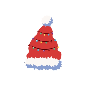 Free Colorful Santa Hat Clipart to Edit Online