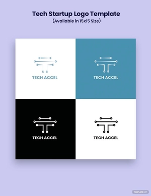 Tech Startup Logo Template Tech Startup Logo Template