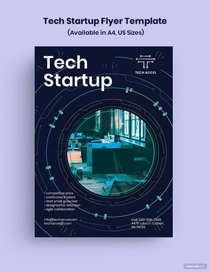 Tech Startup Flyer Template