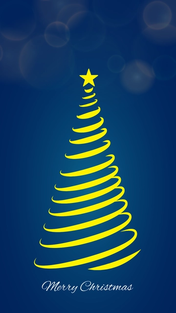 Free Christmas Tree Lights Template to Edit Online