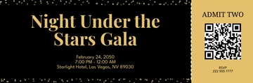 Free Editable Invitation Ticket Template to Edit Online