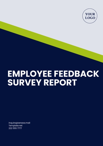 Free Employee Feedback Survey Report Template to Edit Online