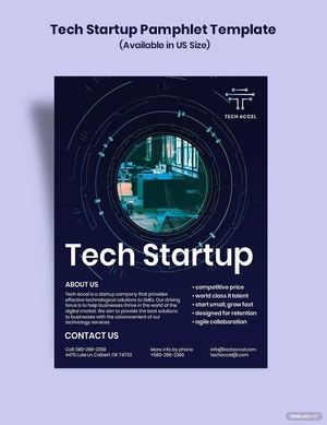Tech Startup Pamphlet Template
