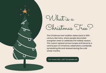 Free What is a Christmas Tree? Template to Edit Online