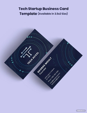 Tech Startup Business Card Template