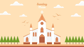 Free Sunday Mass Background Template to Edit Online