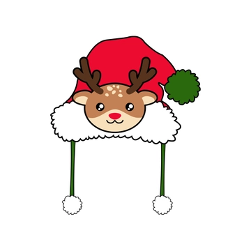 Free Cute Santa Hat Clipart to Edit Online