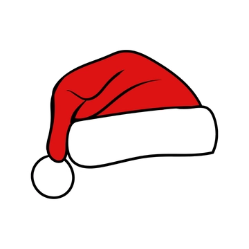 Free Red Santa Hat Clipart to Edit Online