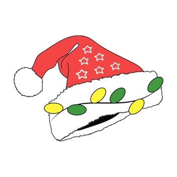 Free Festive Santa Hat Clipart to Edit Online