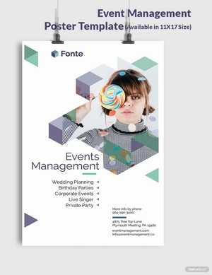 Event Management Poster Template