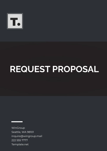 Free Request Proposal Template to Edit Online