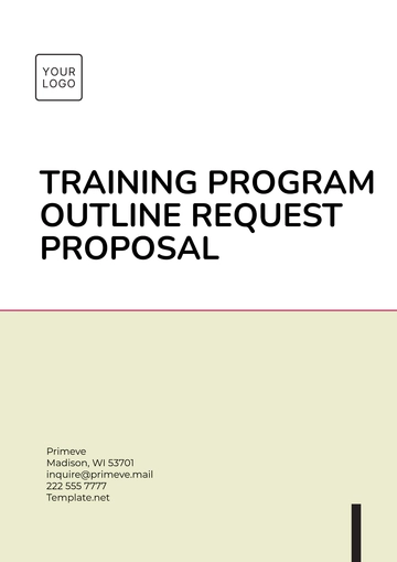 Free Training Program Outline Request Proposal Template to Edit Online