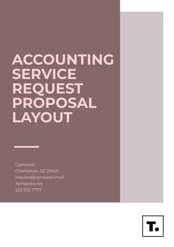 Free Accounting Service Request Proposal Layout Template to Edit Online