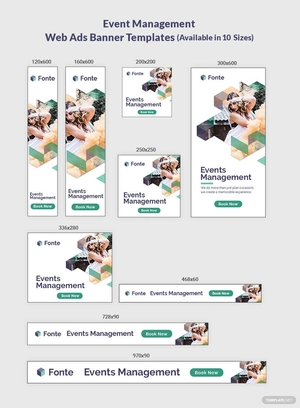 Event Management Web Ads Template