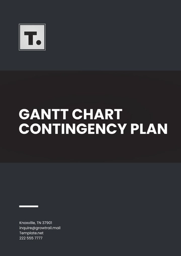 Free Gantt Chart Contingency Plan Template to Edit Online