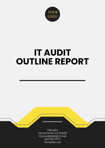 Free IT Audit Outline Report Template to Edit Online