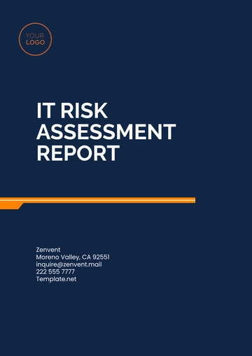 Free IT Risk Assessment Report Template to Edit Online