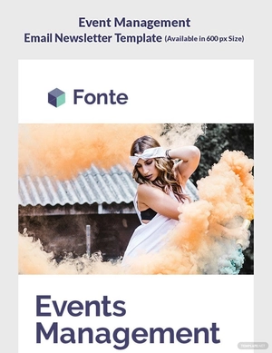 Event Management Email Newsletter Template