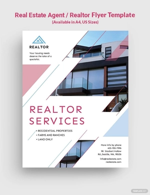 Real Estate Agent/Realtor Flyer Template